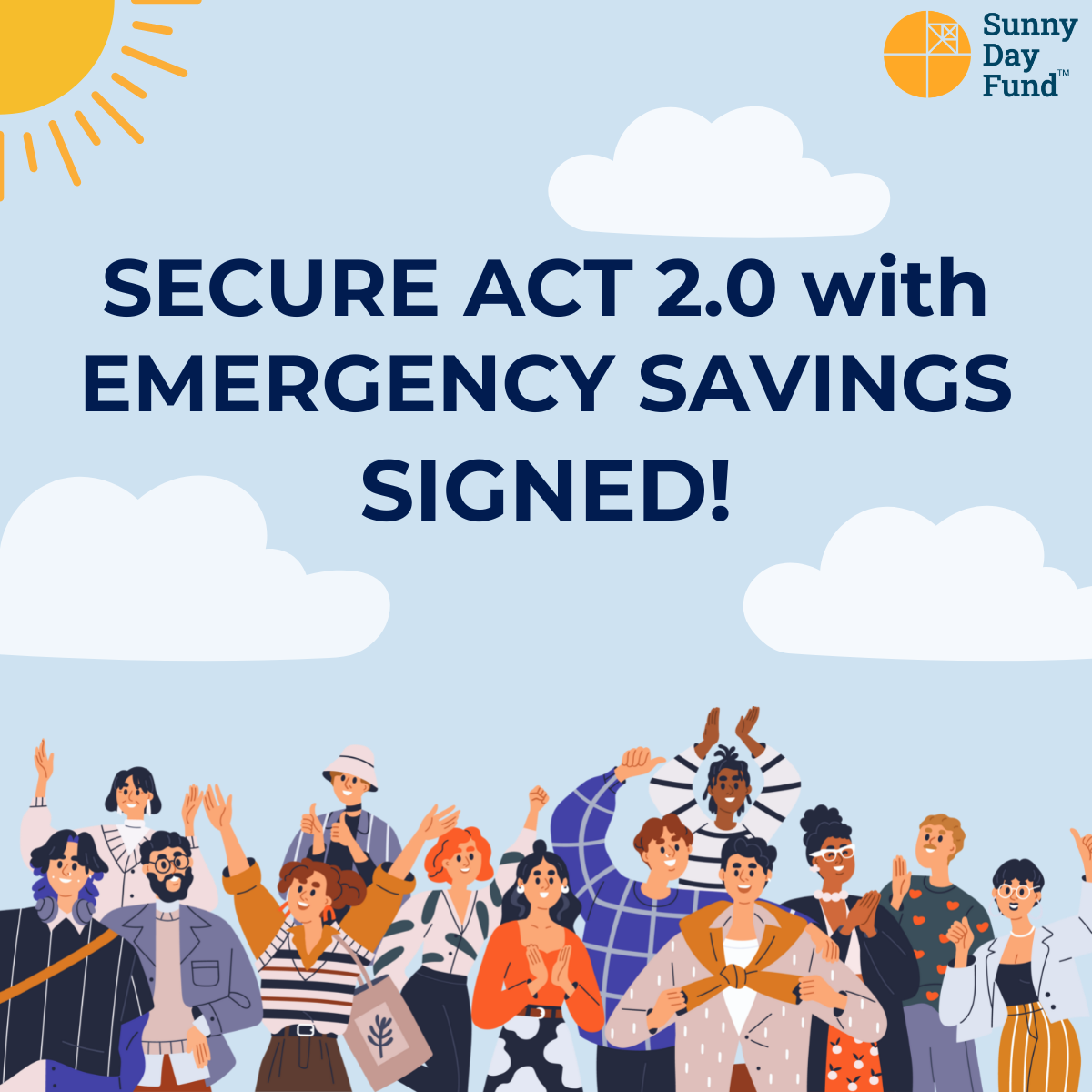 Secure Act 2.0 with emergency savings signed